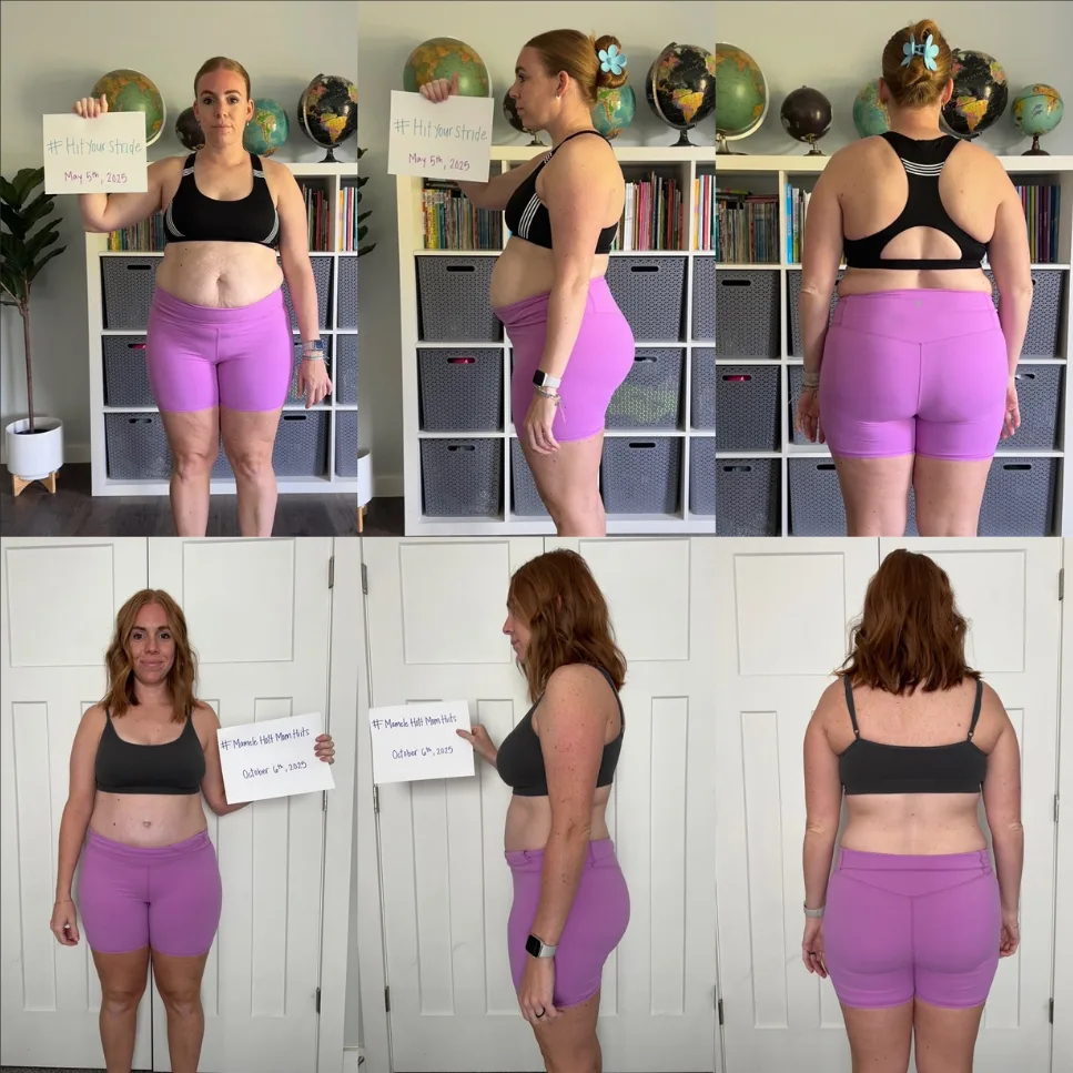 Mamele member front, side and back progression